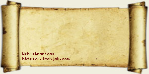 Isidor Radulović vizit kartica